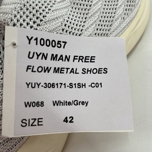 UYN Sports Man Free Flow Metal Shoes Size 42 men's hemp soles - Picture 6 of 8